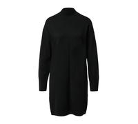 Kurzes Strickkleid mit Stehkragen und Naht-Details 40 schwarz 2175475.9999.40