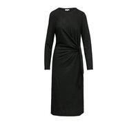 s.Oliver Glitzerndes Jersey-Kleid mit Knotendetail schwarz 42