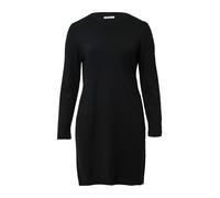 Feinstrickkleid mit Ripp-Detail am Arm 52 schwarz 2177918.9999.52