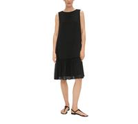 s.Oliver BLACK LABEL Damen 2150943 Chiffon Kleid, schwarz 9999, 34