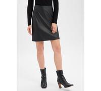 Ausgestellter Mini-Rock aus Kunstleder 42 schwarz 2175538.9999.42