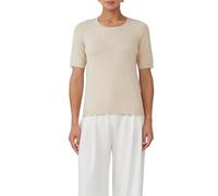 s.Oliver BLACK LABEL Kurzärmeliger Strickpullover im Slim Fit beige 44