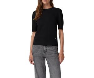 s.Oliver Kurzärmeliger Strickpullover aus Viskosemix