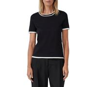 s.Oliver BLACK LABEL Regular Fit T-Shirt aus Viskose-Mix in Black, Größe 36