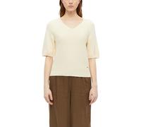 Kurzarm-Strickpullover aus Baumwollmix 40 beige 2178508.8000.40