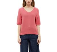 s.Oliver Kurzarm-Strickpullover aus Baumwollmix Pink Größe 44 2178508.4239.44