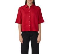 Kurzarmbluse aus Leinen im Relaxed Fit 48 rot 2165745.3533.48