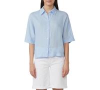 Kurzarmbluse aus Leinen im Relaxed Fit 44 blau 2165745.5083.44