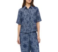 s.Oliver Kurzarmbluse Damen Viskose blau, 42