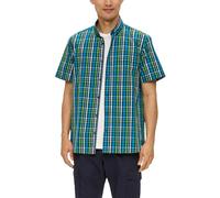 Kurzarmhemd mit Brusttasche und Logo-Detail M blau 2145914.59N1.M