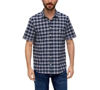 Kurzarmhemd S.OLIVER Gr. S, N-Gr, blau (dark blue) Herren Hemden (18044750-S) dark blue