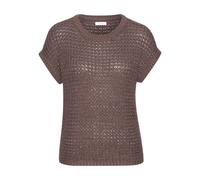 S.OLIVER Kurzarmpullover Damen taupe Gr.40/42