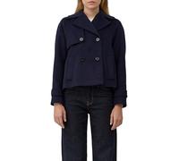 Kurze Cabanjacke aus Wollmix mit Rückenfalte 42 blau 2166947.5959.42