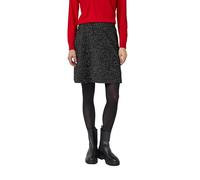 Kurzer elastischer Rock mit Glitzergarn 40 schwarz 2175415.9999.40