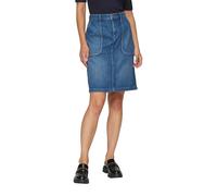 Kurzer Jeansrock mit aufgesetzten Taschen 36 blau