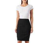 Bleistiftrock S.OLIVER BLACK LABEL Gr. 44, grau (grey, black) Damen Röcke (58050803-44) grey, black