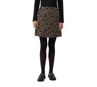 Kurzer Rock mit Leo-Muster 44 schwarz|braun 2169932.99X2.44