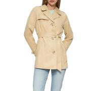 s.Oliver Trenchcoat Damen Kurzer Trench mit Gürtel Beige Größe 40 2164360.8404.40