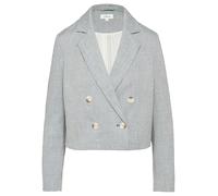 Kurzer Twill-Blazer aus Baumwollmix 42 blau 2160997.5472.42