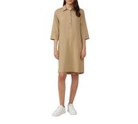 Kurzes Blusenkleid aus Leinenmix mit Eingrifftaschen 42 beige 2163731.8363.42