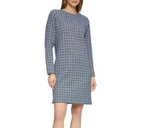 Kurzes Bouclé-Kleid mit Zierknöpfen 46 blau 2160903.5959.46