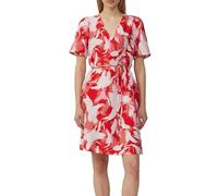 Kurzes Kleid aus Viskosemix mit Puffärmeln 40 rot 2163713.30A1.40