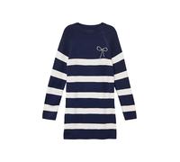 Kurzes Strickkleid aus Viskosemix im Loose Fit 110 blau 2171978.58X1.110