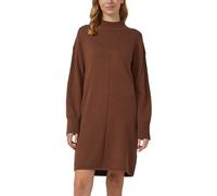 Kurzes Strickkleid mit Stehkragen und Naht-Details 44 braun 2175475.8837.44