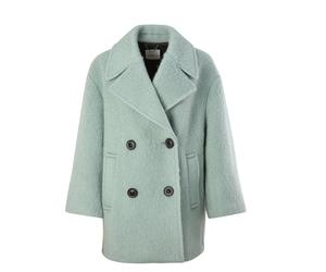 s.Oliver - Kurzmantel aus Wollmix - - Coats - Damen - Grün - L