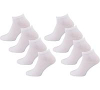 s.Oliver Füßlinge S21009 Damen Weiß 43/46 8er Pack