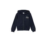 Kuschelige Kapuzen-Sweatjacke mit Wendepailletten 92/98 blau 2173274.5952.92_98