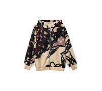 Kuschelige Oversize-Jacke aus Teddy-Plüsch mit Graffiti-Print 146/152 beige 2171826.04A2.146_152