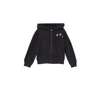 Kuschelige Sweatjacke mit glitzerndem Rückenprint 128/134 grau 2169465.9866.128_134
