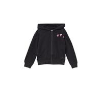 Kuschelige Sweatjacke mit glitzerndem Rückenprint 140 grau 2169465.9866.140