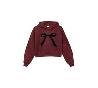 Kuscheliger cropped Oversize Hoodie mit Print 146/152 rot 2173429.49D1.146_152