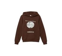 Kuscheliger Hoodie mit Frontprint 158/164 braun 2172863.8844.158_164