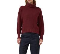 s.Oliver Strickpullover Burgundy - Rollkragen - Damen Größe 42 Braun