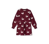 s.Oliver Kuscheliges Sweatkleid mit All-Over-Print