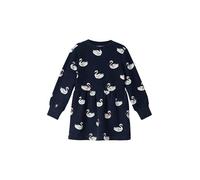 Kuscheliges Sweatkleid mit All-over-Print 134 blau 2173297.59A1.134
