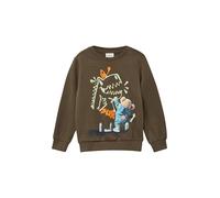 s.Oliver Kuscheliges Sweatshirt mit Fotoprint Braun Größe 92/98