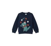 Kuscheliges Sweatshirt mit X-Mas-Frontprint 104/110 blau 2170172.5952.104_110