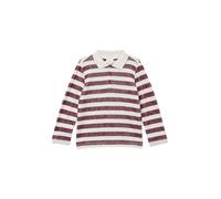 Langärmeliges Poloshirt mit Streifen 140 rot|weiß 2169349.90G1.140