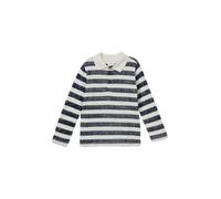 s.Oliver Langärmeliges Poloshirt mit Streifen tiefblau 140