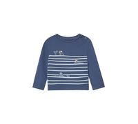Langarm-Jersey-Shirt mit Frontprint 62 blau 2173674.5544.62