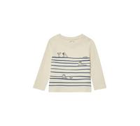 Langarm-Jersey-Shirt mit Frontprint 68 beige 2173674.0406.68