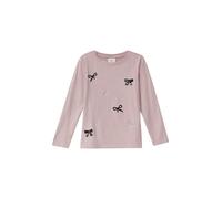 Langarm-Jerseyshirt mit Schleifen-Details 128/134 pink 2173264.4511.128_134