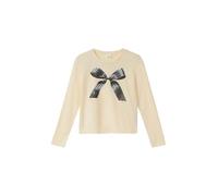 Langarm-Jerseyshirt mit Schmucksteinen im Loose Fit 134/140 beige 2173421.0406.134_140