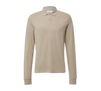Langarm-Poloshirt aus Baumwoll-Piqué mit Bündchen XL Beige 2170160.8161.XL