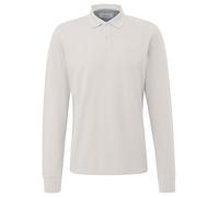 Langarm-Poloshirt aus Baumwoll-Piqué mit Bündchen M creme 2170160.9000.M