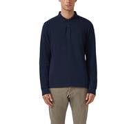 s.Oliver Langarm-Poloshirt aus Baumwoll-Piqué mit Bündchen